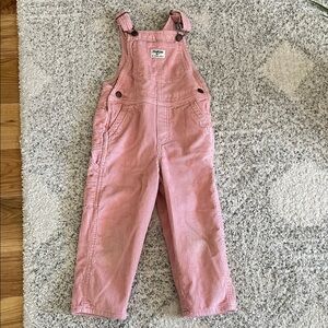 OshKosh B'gosh Rose Pink Corduroy Overalls for Kids